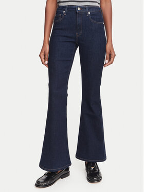 Tommy Hilfiger Tommy Hilfiger Jeansy Luna WW0WW52185 Granatowy Flare Fit