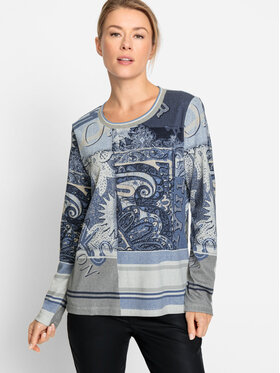 Olsen Olsen Palaidinė Hannah 11104668 Mėlyna Regular Fit