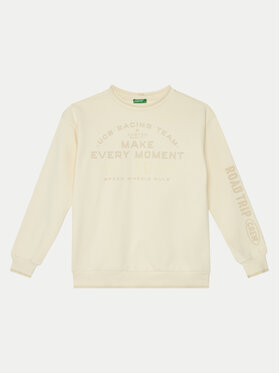 United Colors Of Benetton United Colors Of Benetton Суитшърт 3J73C10L7 Бежов Regular Fit
