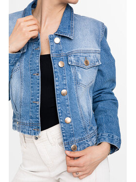 RJ Rocks Jeans RJ Rocks Jeans Kurtka jeansowa Coco Niebieski Casual Fit