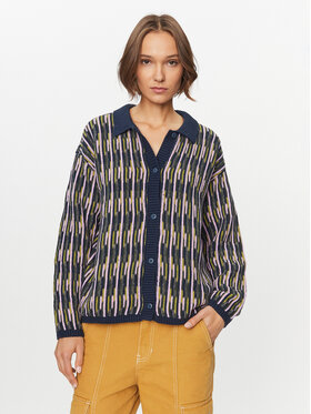 Vans Vans Kardigāns Alta Chunky Knit Cardigan VN000F6ZLKZ1 Tumši zils Regular Fit