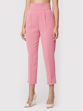 Pinko Pinko Spodnie materiałowe Natalia 1G1817 7624 Różowy Regular Fit