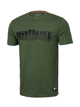 PITBULL PITBULL T-Shirt Koszulka Zielony Regular Fit