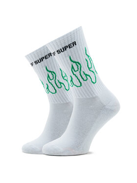 Vision Of Super Vision Of Super Hohe Unisex-Socken VSA00169CZ Weiß