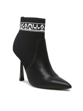 KARL LAGERFELD KARL LAGERFELD Polokozačky KL31353 Černá