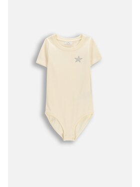 Coccodrillo Coccodrillo Body dziecięce WC6112201GGJ-003 Écru Regular Fit