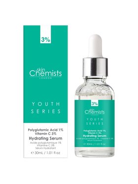 skinChemists skinChemists Serum nawilżające - kwas poliglutaminowy 1%, witamina C 3% Serum