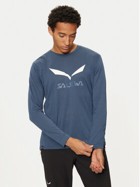 Salewa Salewa Технічна футболка Solidlogo Dry 27340 Cиній Regular Fit