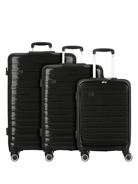 cocoono cocoono Komplet walizek 322980 Czarny