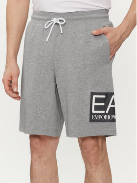 EA7 Emporio Armani EA7 Emporio Armani Pantaloni scurți sport 3DPS63 PJ05Z 3905 Gri Regular Fit
