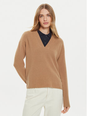 Tommy Hilfiger Tommy Hilfiger Svetr WW0WW43101 Béžová Relaxed Fit