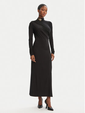 Simona Corsellini Simona Corsellini Sukienka wieczorowa A25CPAB00601 Czarny Slim Fit