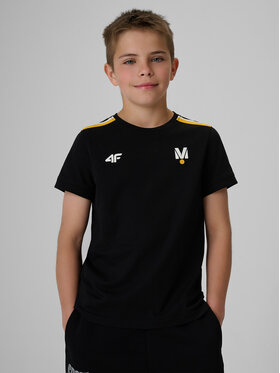 4F 4F T-Shirt MOTOSPORTS 2026 Czarny Regular Fit