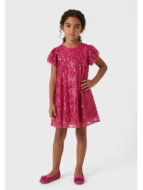 minoti minoti Sukienka elegancka 32DRESS154 Różowy Regular Fit