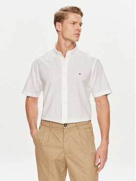 Tommy Hilfiger Tommy Hilfiger Särk MW0MW33809 Valge Regular Fit