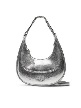 PINKO PINKO Torebka Brioche Hobo Mini AI 24-25 PLTT 101433 A204 Srebrny