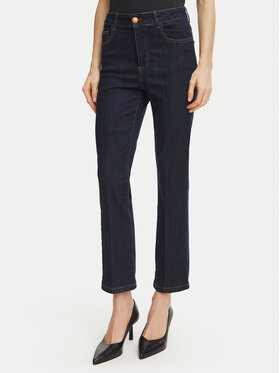 Fracomina Fracomina Τζιν FY26WV9006D46093 Μαύρο Cropped Fit