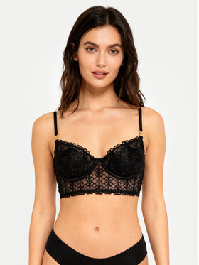 Guess Guess Liemenėlė su lankeliais O5BC14 K1760 Juoda