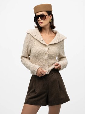 MANDRAGORA MANDRAGORA Sweter Sia Beżowy Standard Fit