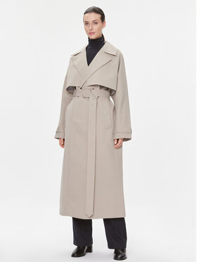 Calvin Klein Calvin Klein Trench K20K205939 Bej Regular Fit