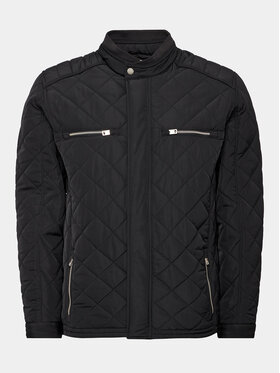 Lindbergh Lindbergh Vatovaná bunda 30-301105 Černá Relaxed Fit