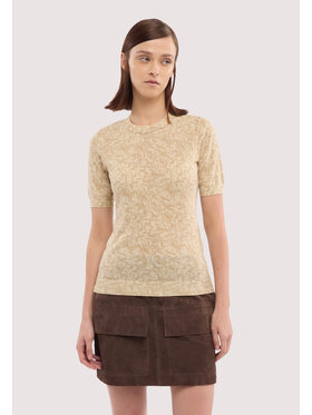 Trussardi Trussardi T-shirt M7856001205N0JC Crema Regular Fit