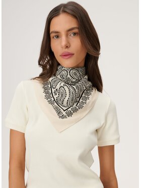 LEBRAND LEBRAND Chusta Bandana Beżowy jasny