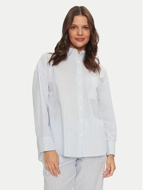 Hunkemöller Hunkemöller Koszulka piżamowa 206510 Niebieski Regular Fit