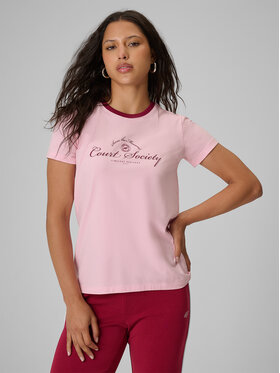4F 4F T-Shirt COURT SOCIETY Różowy jasny Regular Fit