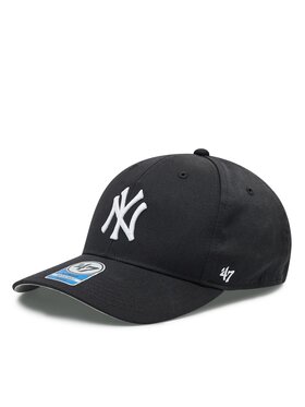 47 Brand 47 Brand Шапка с козирка Mlb New York Yankees Raised Basic '47 Mvp Junior B-RAC17CTP-BK Черен