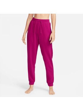 Nike Nike Spodnie dresowe Yoga Dri-FIT Różowy Regular Fit