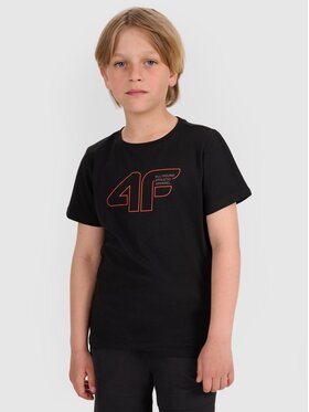 4F 4F T-shirt FJWAW25TTSHM2417-20S Nero Regular Fit