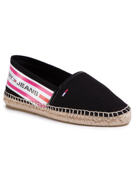 Tommy Jeans Tommy Jeans Espadrilles Chunky Tape Espadrille EN0EN00817 Schwarz