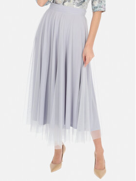 L’AF L’AF Spódnica maxi Gamma Szary Regular Fit