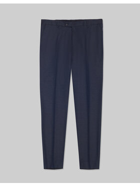 Borgio Borgio Spodnie garniturowe zogno Granatowy Slim Fit
