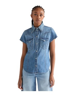 Wrangler Wrangler Koszula 112378113 Niebieski Regular Fit