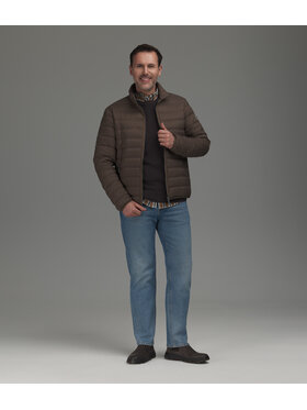 Lee Cooper Lee Cooper Kurtka jeansowa MASON Brązowy Regular Fit