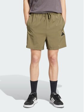 adidas adidas Szorty materiałowe 142117 Zielony Regular Fit