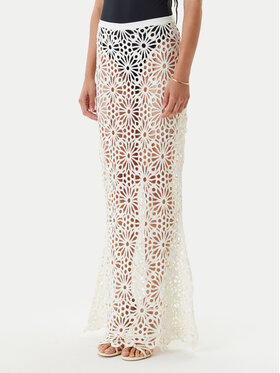 NORMA KAMALI NORMA KAMALI Maxi szoknya ST125SCRP02840 Bézs Slim Fit