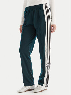 adidas adidas Spodnji del trenirke Adibreak JV7515 Zelena Loose Fit