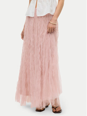 Vero Moda Vero Moda Tüllszoknya Caralia 10341582 Rózsaszín Regular Fit
