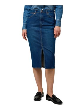 Wrangler Wrangler Spódnica 112371161 Niebieski Regular Fit