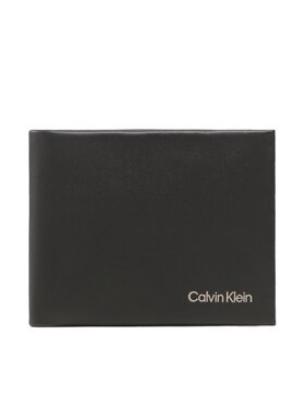 Calvin Klein Calvin Klein Nagyméretű férfi pénztárca Ck Concise Bifold 6Cc W/Bill K50K510597 Fekete