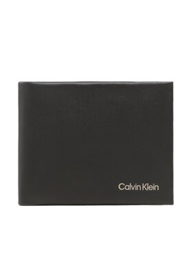 Calvin Klein Calvin Klein Velká pánská peněženka Ck Concise Bifold 6Cc W/Bill K50K510597 Černá