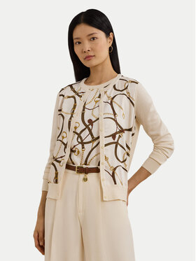 LAUREN RALPH LAUREN LAUREN RALPH LAUREN Kardigan 200963632001 Beżowy Regular Fit