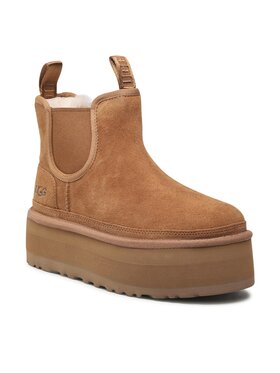 Ugg Ugg Μπότες Χιονιού W Neumel Platform Chelsea 1134526 Καφέ