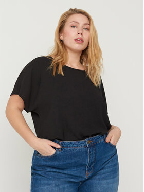 Zizzi Zizzi Blúz V10000A Fekete Regular Fit