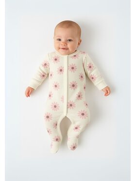 minoti minoti Pajac 24babypack5 Różowy Regular Fit