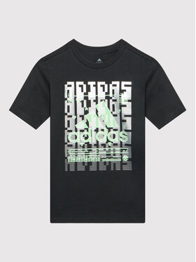 adidas adidas T-Shirt Gaming Graphic HL1622 Czarny Regular Fit