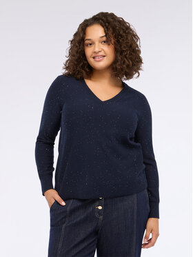 Fiorella Rubino Fiorella Rubino Sweter M785L008184N034 Niebieski Regular Fit